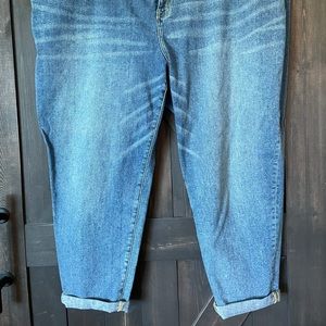 Lane Bryant cuffed boyfriend jeans